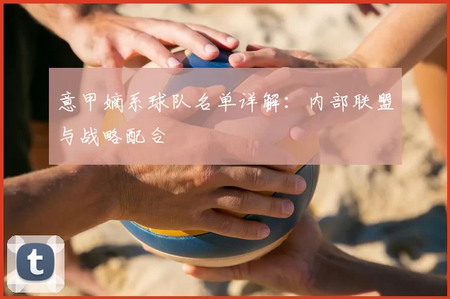 意甲嫡系球队名单详解：内部联盟与战略配合