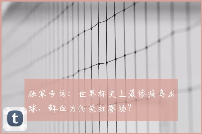 独家专访:世界杯史上最惨痛乌龙球,鲜血为何染红赛场?